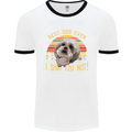 Best Dog Ever I Shih Tzu Not Funny Mens White Ringer T-Shirt White/Black