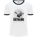 Parkour Free Running the Art of Movement Mens White Ringer T-Shirt White/Black