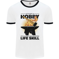 Blacksmith Life Post Apocalyptic Skill Mens Ringer T-Shirt White/Black