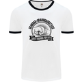 Grandad & Granddaughters Grandparent's Day Mens White Ringer T-Shirt White/Black