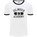 Dave Gilmour Academy 63 Mens White Ringer T-Shirt White/Black