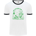 Climate Change Keep the Planet Clean Mens Ringer T-Shirt White/Black