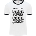 Grandparents Day Im Called Papa Mens Ringer T-Shirt White/Black