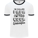 Grandparents Day Im Called Papa Mens Ringer T-Shirt White/Black