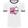 Women Empowerment Feminism Feminist Mens White Ringer T-Shirt White/Black