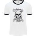 Machinist I Have Tolerance Issues Mens White Ringer T-Shirt White/Black