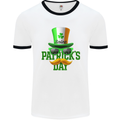 St. Patrick's Day Disguise Funny Mens White Ringer T-Shirt White/Black