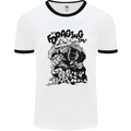 It's Foraging Time Funny Forager Mens White Ringer T-Shirt White/Black