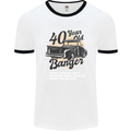 40 Year Old Banger Birthday 40th Year Old Mens Ringer T-Shirt White/Black