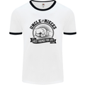 Uncle & Nieces Best Friends Uncle's Day Mens White Ringer T-Shirt White/Black