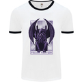 Cthulhu Follow Your God Kraken Mythology Mens Ringer T-Shirt White/Black