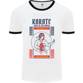 Katate Spirit Martial Arts MMA Mens White Ringer T-Shirt White/Black