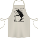Black Cat Halloween Funny Coffee Cotton Apron 100% Organic Natural