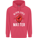 Black Lives Matter Childrens Kids Hoodie Heliconia