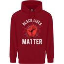 Black Lives Matter Childrens Kids Hoodie Red