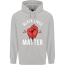 Black Lives Matter Childrens Kids Hoodie Sports Grey