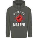 Black Lives Matter Childrens Kids Hoodie Storm Grey
