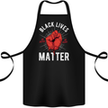 Black Lives Matter Cotton Apron 100% Organic Black