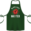 Black Lives Matter Cotton Apron 100% Organic Forest Green