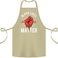 Black Lives Matter Cotton Apron 100% Organic Khaki