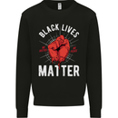 Black Lives Matter Kids Sweatshirt Jumper Black