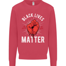 Black Lives Matter Kids Sweatshirt Jumper Heliconia
