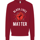 Black Lives Matter Kids Sweatshirt Jumper Red