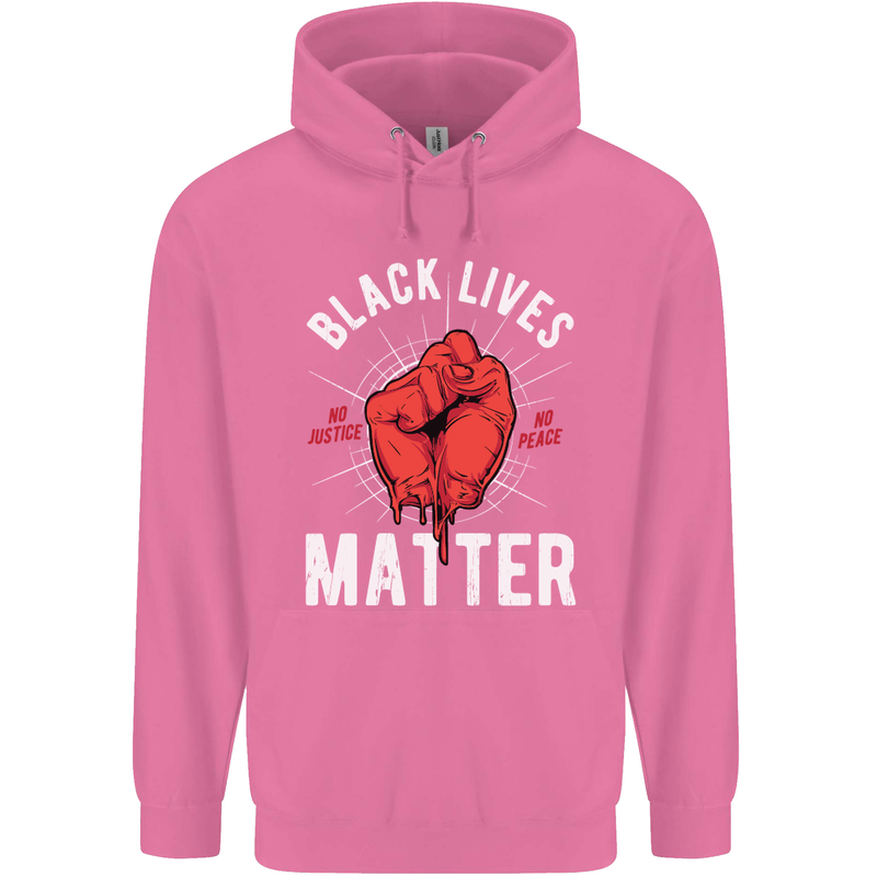 Black Lives Matter Mens 80% Cotton Hoodie Azelea