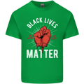Black Lives Matter Mens Cotton T-Shirt Tee Top Irish Green
