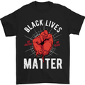 Black Lives Matter Mens T-Shirt Cotton Gildan Black
