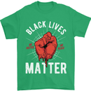 Black Lives Matter Mens T-Shirt Cotton Gildan Irish Green