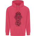 Black Mandala Art Elephant Childrens Kids Hoodie Heliconia