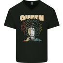 Black Queen Female Empowerment African Mens V-Neck Cotton T-Shirt Black
