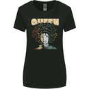 Black Queen Female Empowerment African Womens Wider Cut T-Shirt Black