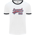Legend Since 58th Birthday 1965 Mens Ringer T-Shirt White/Black