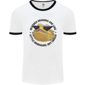 Bearded Dragons Are Like Little Dinosaurs Mens Ringer T-Shirt White/Black