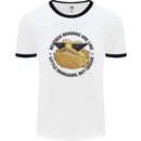 Bearded Dragons Are Like Little Dinosaurs Mens Ringer T-Shirt White/Black