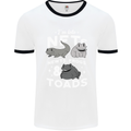 NFT Newts Frogs Toads Mens Ringer T-Shirt White/Black