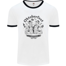 Oktoberfest Its Beer Season Mens Ringer T-Shirt White/Black