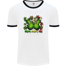 Weed Enjoy Every Day Cannabis Drugs Bong Mens Ringer T-Shirt White/Black