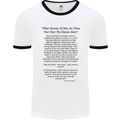 The Parachute Regiment Charter 1 2 3 4 Para Mens White Ringer T-Shirt White/Black