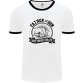 Father & Son Best Friends Father's Day Mens White Ringer T-Shirt White/Black