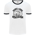 Daddy & Sons Best Friends Father's Day Mens White Ringer T-Shirt White/Black