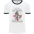 St George Warriors Mens White Ringer T-Shirt White/Black