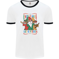 Cinco De Mayo Lets Fiesta Funny Gnomes Mens Ringer T-Shirt White/Black