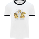 Party Like a Viking Thor Odin Valhalla Mens White Ringer T-Shirt White/Black