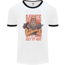 Funny Blacksmith Quote Mens Ringer T-Shirt White/Black