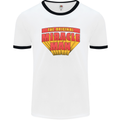 Father's Day The Original Miracle Man Mens White Ringer T-Shirt White/Black