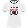 Legendary Dad Fathers Day Mens Ringer T-Shirt White/Black