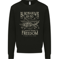 Blackhawk Uh60 Military Helicopter Army Kids Sweatshirt Jumper Black